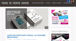 Desktop Screenshot of carte-de-visite-design.com