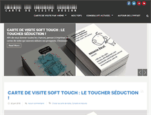 Tablet Screenshot of carte-de-visite-design.com